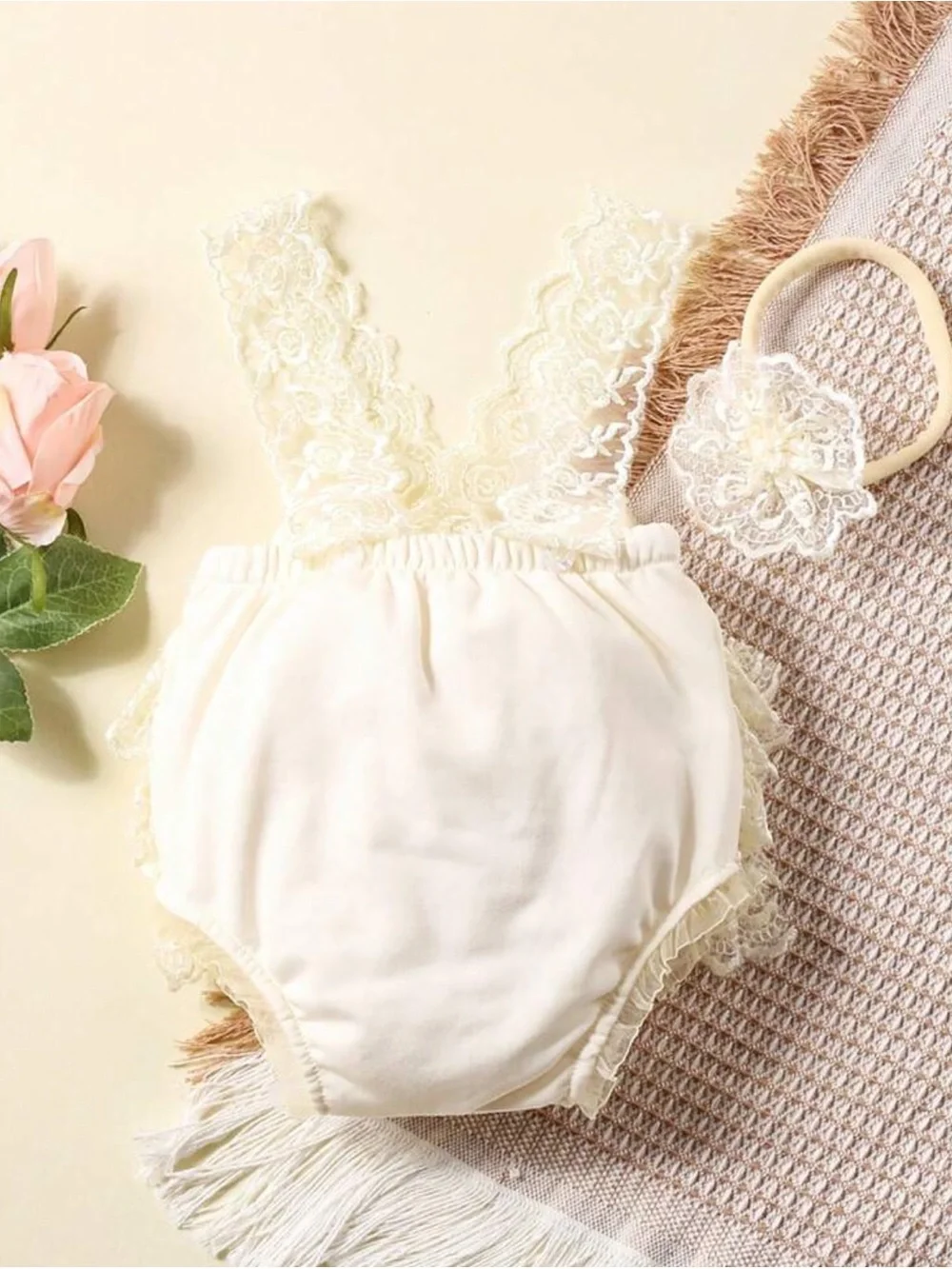 Baby Prop Sets with Matching Headbands-including swing prop